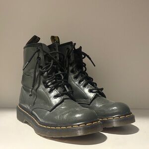Dr. Martens Charcoal Lace-Up Boots